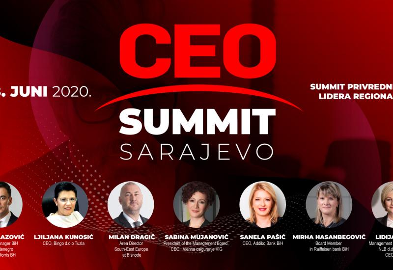 Prvi CEO Summit Sarajevo - Otvorene PRIJAVE za summit gospodarskih lidera BiH i regije